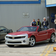 Illustration for article titled Pre-Production Chevy Camaro Convertible Caught Outside Oshawa Plant
